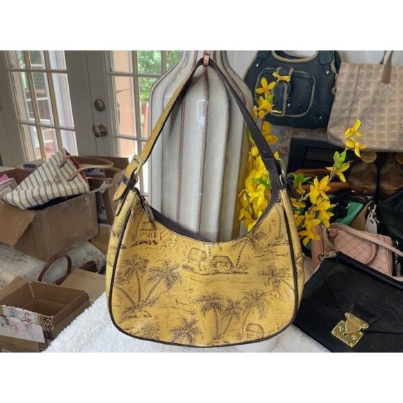Preloved Sunset Cove Island Life Handbag – Adjustable Strap, Clean Exterior - Picture 1 of 6
